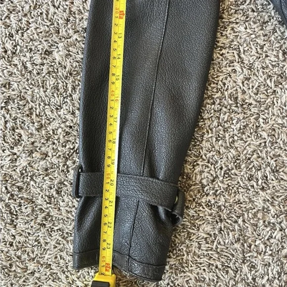 Calvin Klein Leather Moto Jacket Small - Picture 10 of 12